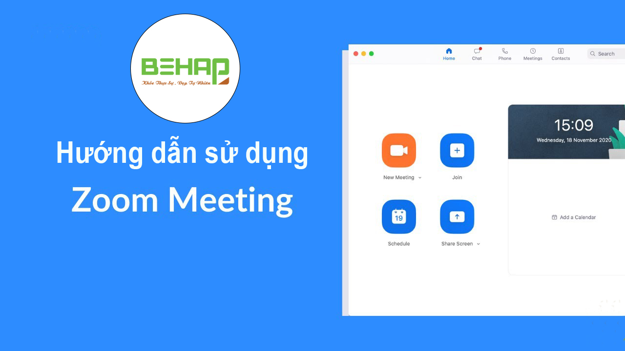 BEHAP Hướng dẫn cài đặt và sử dụng ZOOM